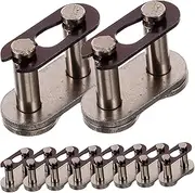 Mikinona 10pcs Motorcycle Chain Connecting Links Quick Release Chain Connector for Motorbike Atv Durable and Easy Installation for Secure Driving