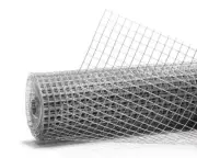 Fencer Wire Hardware Cloth Fencing 19-Ga 100' x 36" in Silver Galvanized Metal