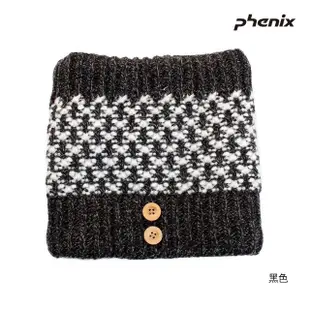 【Phenix】女雪花保暖脖圍[海軍藍/灰/黑色](日本秋冬 保暖脖圍 女脖圍)