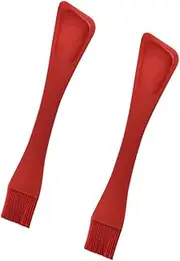 LABRIMP Silicone Pastry Brush for BBQ Baking 2pcs Set of Non-Stick Basting Brush for Cooking Grilling Desserts Comfortable to Hold Handle