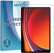 [MEZON] [3 Pack] Ultra Clear Film Screen Protector for Samsung Galaxy Tab S9+ (12.4") SM-X810, X816 – Case and Pencil Friendly (Tab S9+, Clear)