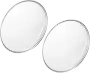 uxcell 12 Inch Drum Head Drum Skin Sound Controlled PET Material, Transparent, Pack of 2