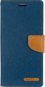Goospery Canvas Diary For iPhone 7+/ 8+ - Blue