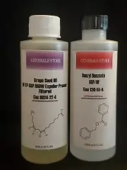 Grape Seed Oil NF/EP -USP RBDW + 120ml Benzyl Benzoate USP/NF