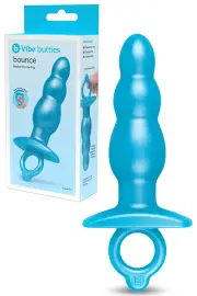 B-Vibe Bounce 4.4" Beaded Silicone Butt Plug