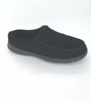 5892 Clarks Mens Suede Open Back Clog Slipper Black Size 8M US