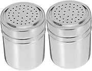 Mini Stainless Steel Seasoning Bottle Set Metal Spice Shaker Lid Airtight Condiment Jars for Home Restaurant Use
