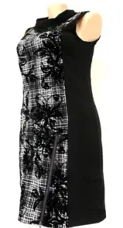 plus sz XXS 12 TS TAKING SHAPE Pandora Dress Winter Velvet Pattern NWT!rrp $130