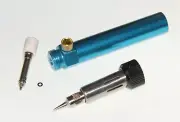 Soldering iron torch butane refillable portable metal tank handy garden wiring