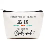Will You Be My Bridesmaid Bag Ask Proposal Bridal Party Gifts for Wedding Day