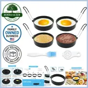 Stainless Steel Egg Molds 3.5 Inch Nonstick Breakfast Sandwich Pancake Rings