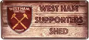West Ham United FC Supporters Shed Plaque (UK Size: One Size) (Brown)