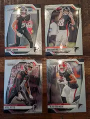 Drake London, Kyle Pitts, Bijan Robinson, Kirk Cousins 2024 Panini Prizm Falcons