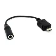 MICRO-USB TO 3.5MM HEADSET EARPHONE AUDIO ADAPTER CONVERTER for PANTECH / LG