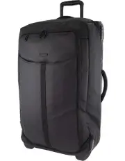 [PIERRE CARDIN] Large 72cm Soft-Shell Trolley Case in Black
