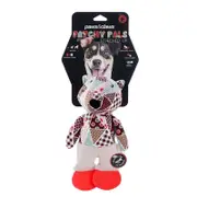 Paws & Claws Patchy Pals Stitched Up Animals Plush Fox Pet Dog Toy 23x13x8cm