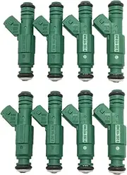 8Pcs Injector 0280155968 Compatible with VW A'di Volvo Fo-rd Dodge 1.8T 2.3L 440CC 0280155968 0280156127 Fuel Injector Auto Parts