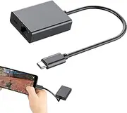 Laptop Ethernet Adapter | Portable 1000Mbps Ethernet Adapter - Fast Streaming Internet Wire Cables, Phone Supplies for PC, Home, Travel