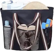 [Generic] Beach Vacation Bag, Beach Clothes Bags Sandproof Waterproof, Cruise Vacation Travel Must-Have For Sunscreen Slippers Towels Phones Shirts Storage