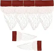 Billiard Pocket Net for Easy Ball Collection,Pool Table Pocket,6pcs Billiard Snoker Pocket Nets Replacement,Professional Snoker Net Drop Holders,Mesh Design, Fits Most Pool Tables