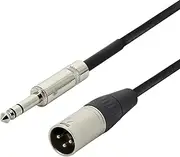 SWAMP Balanced XLR(m) - 1/4" TRS Line Level Cable - 2m