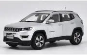 1/18 Scale Jeep Compass SUV 2017 Silver Diecast Car Model Toy Collection NIB