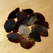 1.5 LB Lot of Polished Geode Ends Cut Rock Slices Natural Agate & Quartz Crystal