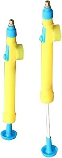 Hose Nozzle, Plastic Mini Pressure Type Water Bottle Spraying Head Sprayer Atomizer Nozzle Yellow/1697