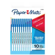 Paper Mate Kilometrico Ballpoint Pens 1mm Blue 10 Pack