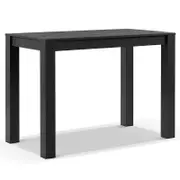 Santorini Outdoor Aluminium 1.5M Rectangle Bar Table Black