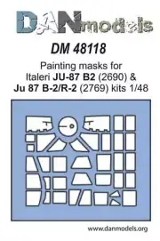 Dan Models 48118 - 1/48 Painting masks for Italeri Ju-87 B-2 & Ju-87 D-2/R-2