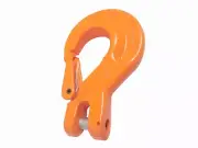 Chain Sling Hook with Latch 1/2" Size Grade 100 Alloy Overhead Lifting Clevis