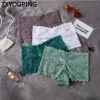 在飛比找蝦皮商城優惠-Zxyouping 蕾絲內褲女式加大碼內衣無縫鏤空內褲內褲透