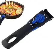Replacement Handles for Pots and Pans - Anti-Scalding Pans Replacement Parts Cookware Detachable Grip,Removable Grip Reusable Cookware Accessories for Kitchen Camping Picnics