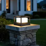 Outdoor Post Lights Modern 9.1" Medium-Sized Cap Light Waterproof Column Fenc...