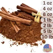 Ceylon Cinnamon Powder Organic Seasoning Spice Cassia Canela Flavor Tea Coffee