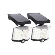 66 LED Solar Motion Sensor Light Outdoor Wall Security Lamp with 3 Heads