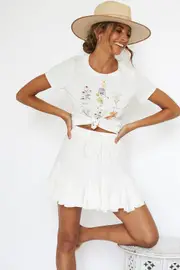 Frankie Skirt White