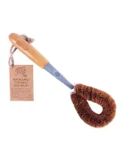 [KG] Eco Basics Replaceable Residue Remover With Bamboo Handle 33cm in Brown