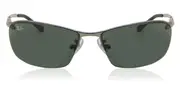 Ray-Ban RB3183 Top Bar 004/71 Men's Sunglasses Grey Size 63