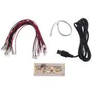 Zero Delay Arcade Game Usb Encoder Pc To Joystick For Mame & Retropie7081