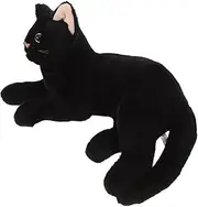 Halloween Cat Plush Toy Weighted Stuffed Animal Cat for Boys and Girls Realistic Design for Play Decor