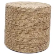 500FT Jute Twine Rope 3mm Natural Thick Garden Twine String Heavy Duty for