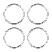 4 PCS / Set Air Conditioning Vent Metal Decorative Ring for Audi A1