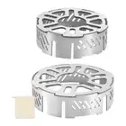 Outdoor Gas Stove WindShield Stainless Steels Stove Windscreen Gas Stove Rack