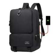 Multifunction Mens Backpack USB Charging School Laptop Travel Bag