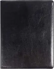 WOFASHPURET Leather Office File Folder A4 Document Folder Portable Multi-use School Business Easy to Organize Stylish