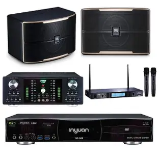 【音圓】S-2001 N2-550+FNSD A-300N+TR-5600+JBL Pasion 8(點歌機4TB+擴大機+無線麥克風+喇叭)