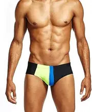 [Generic] Summer Men's Sexy Micro Mesh Briefs Soft Breathable Bulge Pouch Swim Briefs