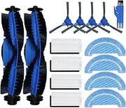 Compatible with Cecotec Conga 1090 1790 Titanium Ultra Robot Vacuum Replacement Spare Parts Accessories Main Side Brush Hepa Filter Mop Rag (Color : Set F)